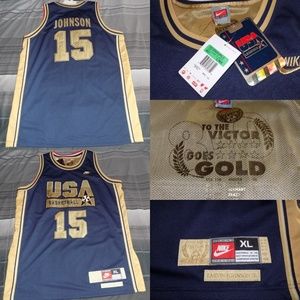 1992 Dream Team USA Nike Magic Johnson Jersey
